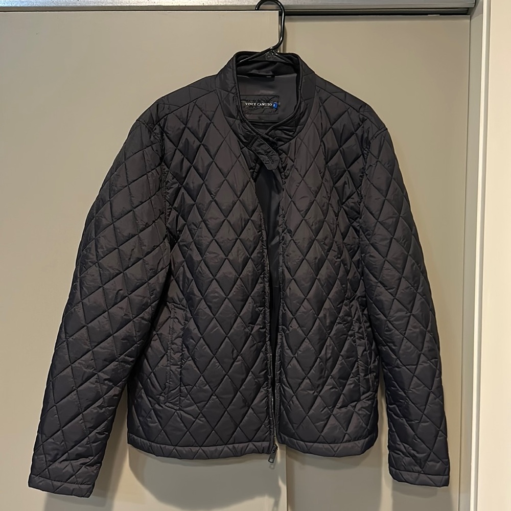 Vince Camuto Men’s Black Quilted Jacket
